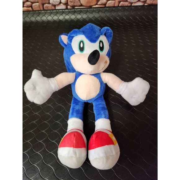 Sonic The Hedgehog With Suction Cup Window Cling Plush #B13 - Picture 1 of 8